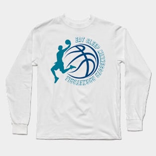 Eat Sleep Minnesota Basketball Long Sleeve T-Shirt